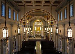 Cathedral of the Most Sacred Heart of Jesus (Knoxville, TN) - view from the loft