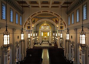Cathedral of the Most Sacred Heart of Jesus (Knoxville, TN) - view from the loft