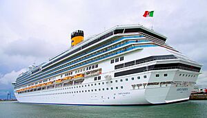 Costa Pacifica in harbor (Aarhus, 2011)