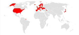 Countries visited by Gitanas Nauseda