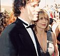 David E. Kelley and Michelle Pfeiffer at the 46th Annual Primetime Emmy Awards 1994
