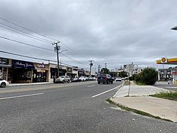 Jackson Avenue in Syosset's downtown, 2021.