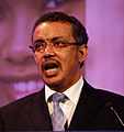 Dr. Tedros Adhanom Ghebreyesus, Minister of Health, Ethiopia, speaking at the London Summit on Family Planning (7556214304) (cropped)