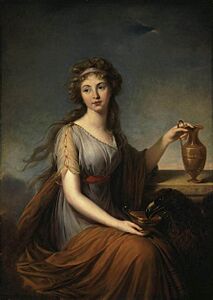 Elisabeth Vigée-Lebrun - Portrait of Anna Pitt as Hebe - WGA25079