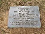 First grave, Hathorn Cemetery, Ashland, LA IMG 2471