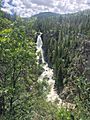 Fish Creek Falls - view from trail above
