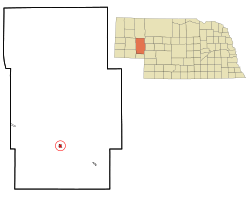 Location of Oshkosh, Nebraska