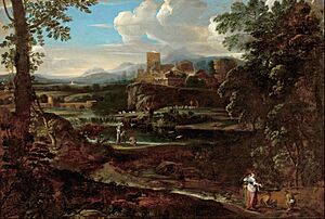 Giovanni F. Grimaldi - Classical landscape - Google Art Project