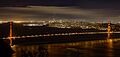 Golden Gate Bridge at night
