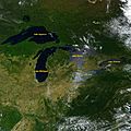 Great Lakes in Summer 2021 Annotated Lakes
