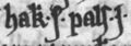 Hákon Pálsson (AM 47 fol, folio 37r)
