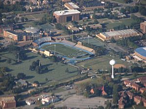 Hampton University aerial view