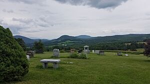 Harvey Mountain from Peacham Cemetery