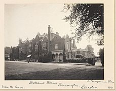 Holland House in 1907 by J. Benjamin Stone - From the Lawn