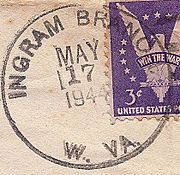 Ingram Branch WV postmark