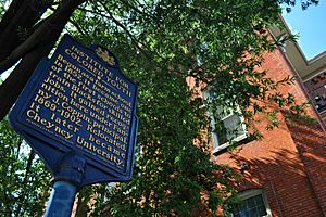 Institute for Colored Youth Building Historical Marker 915 Bainbridge St Philadelphia PA (DSC 2640)