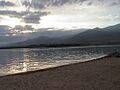 Issyk Kul at sundown
