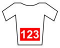 Jersey red number