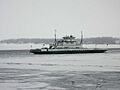 LCTC ferry Cumberland in winter 1