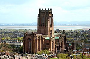 Liverpool Anglican Cathedral from St John's Beacon 2