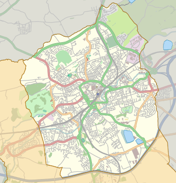Location map United Kingdom Blackburn