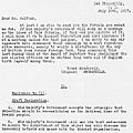Lord Rothschild initial Balfour Declaration draft and Balfour draft reply, July and August 1917
