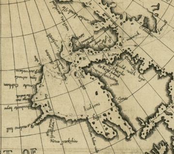 Luke Foxe voyage account (North-West Fox, 1635) - 3 foldout map - 2 Hudson Bay