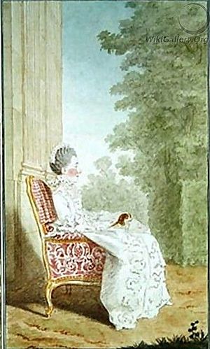 Marie Christine de Rouvroy (1728-1774), Princess Charles Maurice of Monaco, "Countess of Valentinois" by Carmontelle.jpg