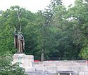 Statue of Father Jacques Marquette.