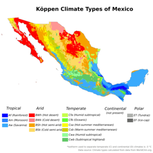 Mexico Köppen