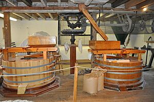 Milling Stones at letheringsett Watermill - geograph.org.uk - 2021656
