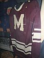 Montreal Maroons jersey at IHHOF