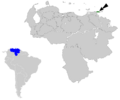 Myioborus pariae map