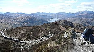 Panorama from Torc Mountain (7) - geograph.org.uk - 777047