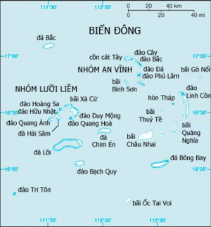 Paracel Islands (Vietnamese names)