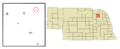Pierce County Nebraska Incorporated and Unincorporated areas McLean Highlighted