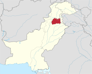 Potohar Plateau Location Map.svg