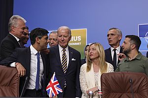 Prime minister Rishi Sunak attends the NATO Summit in Lithunia (53040913570)