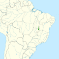 Pyrrhura pfrimeri map