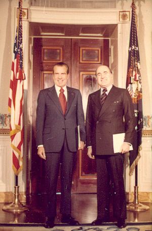 Richard Nixon and Alejandro Orfila