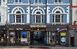 Royal Arcade, St Mary Street entrance, Cardiff