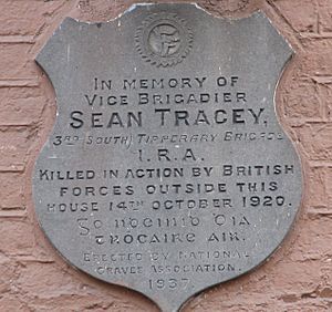 Seán Treacy Commemorative plaque