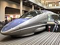 Shinkansen Series 500 car 521-1 at the Kyoto Railway Museum