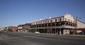 St. James Hotel and a portion of Water Avenue in Selma