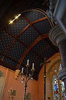 St Lawrence, Weston Patrick chancel ceiling