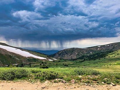 Summer thunderstorms on Rollins Pass