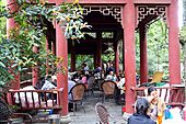 Teahouse in Baihuatan Park - Chengdu, China - DSC03846