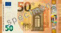 The Europa series 50 € obverse side