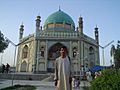 The mausoleum of Ahmad Shah Durrani (Ahmad Shah Baba)