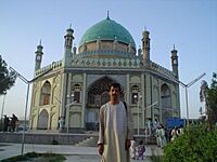 The mausoleum of Ahmad Shah Durrani (Ahmad Shah Baba)